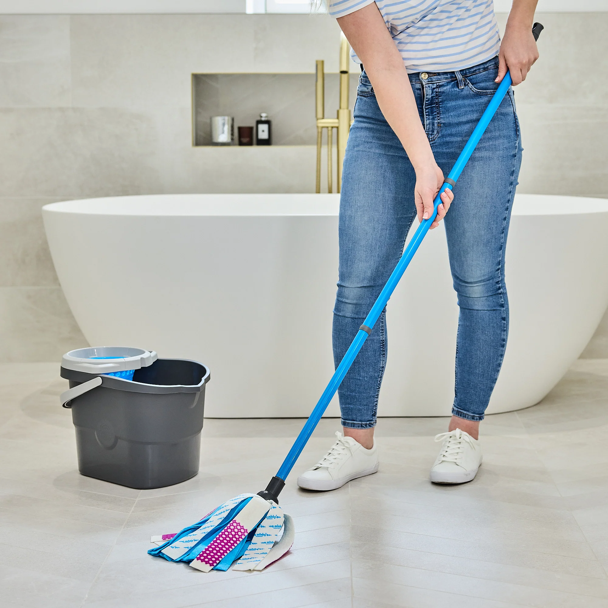 Minky 3-in-1 Power Clean Mop & Vortex Bucket - Image 3