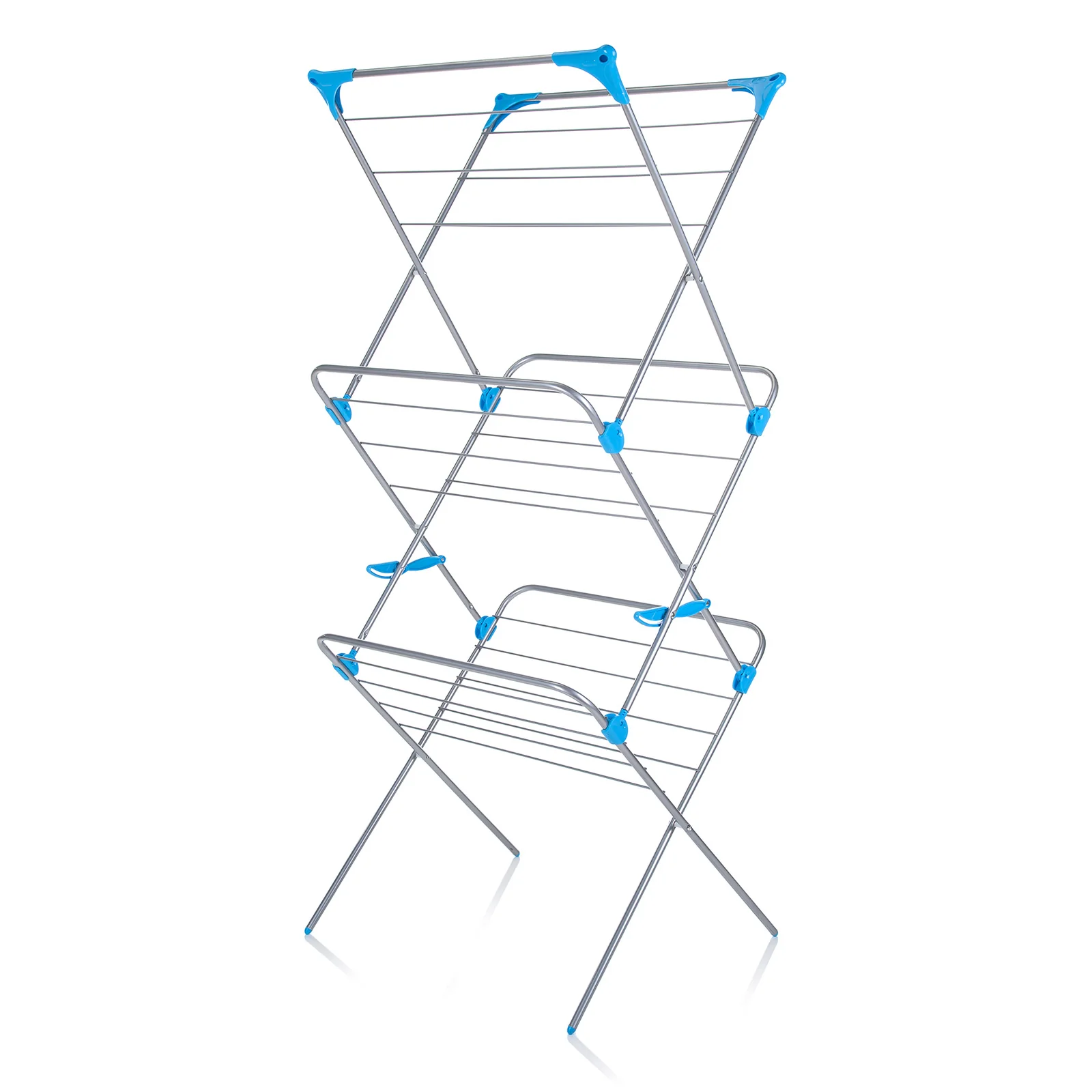 Minky 3 Tier Clothes Airer - Silver