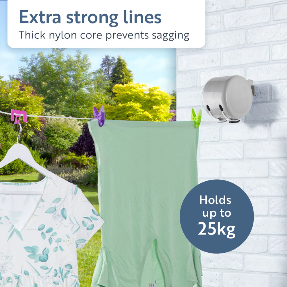 Minky sureGRIP® 30m Retractable Clothes Washing Line - Image 3
