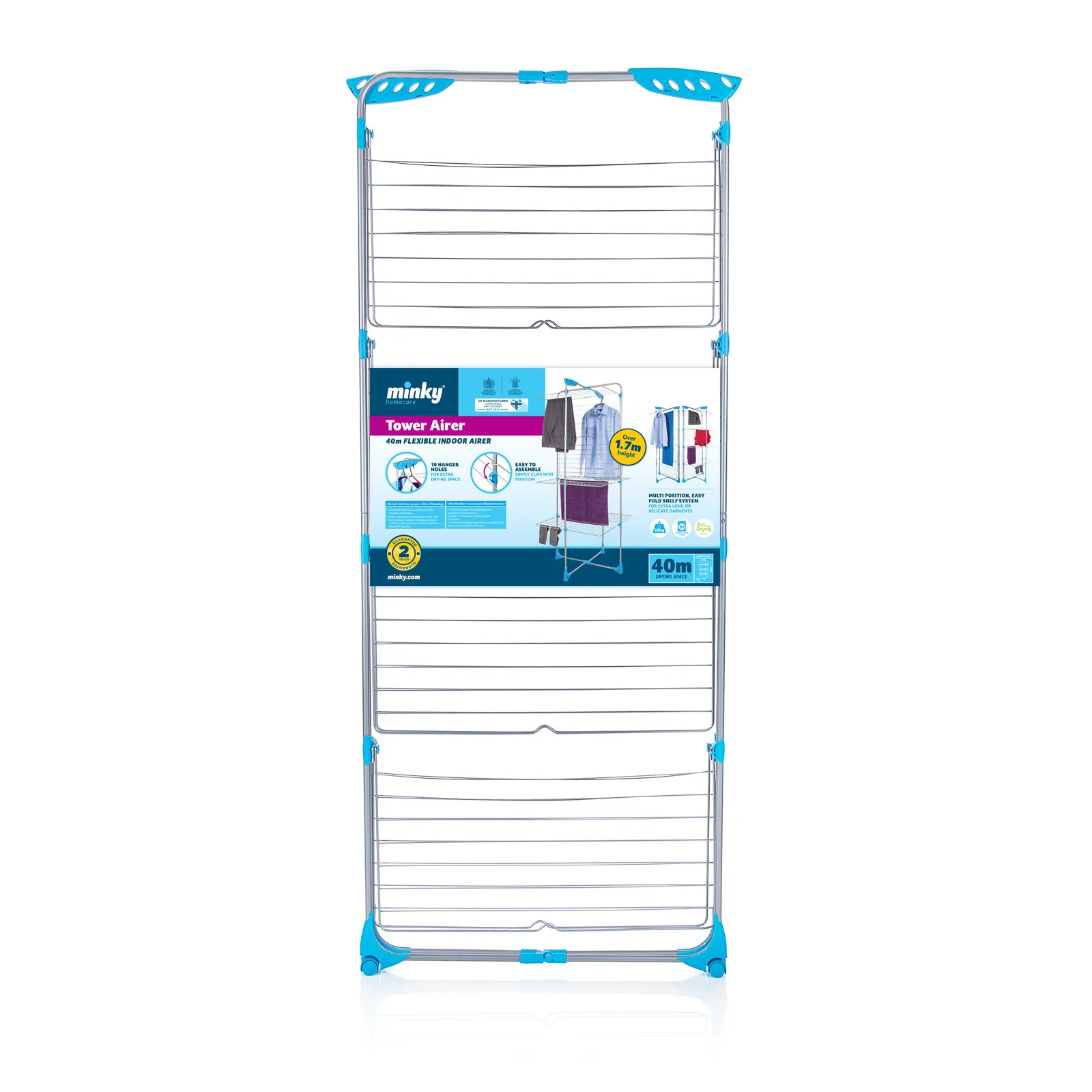 Minky 40m Tower Clothes Airer - Image 5
