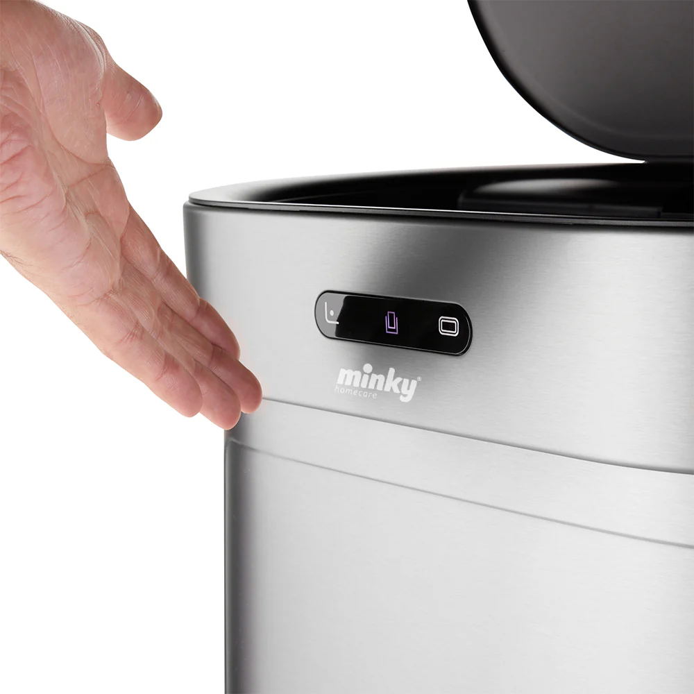 Minky 55L Stainless Steel Sensor Bin with Liners - Image 6