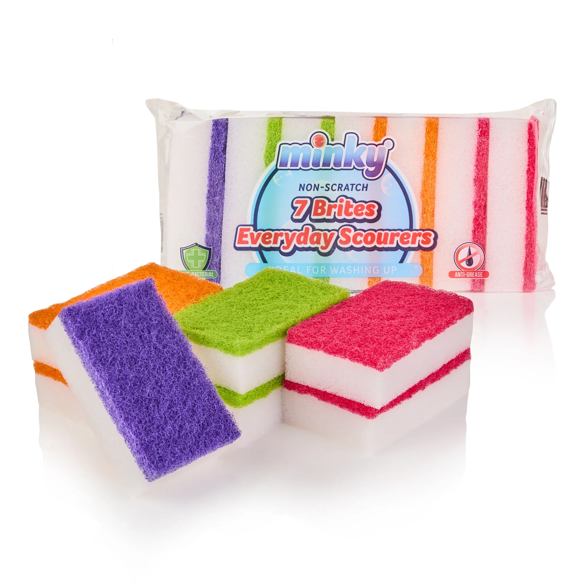 Minky Brites Everyday Scourers 7 Pack