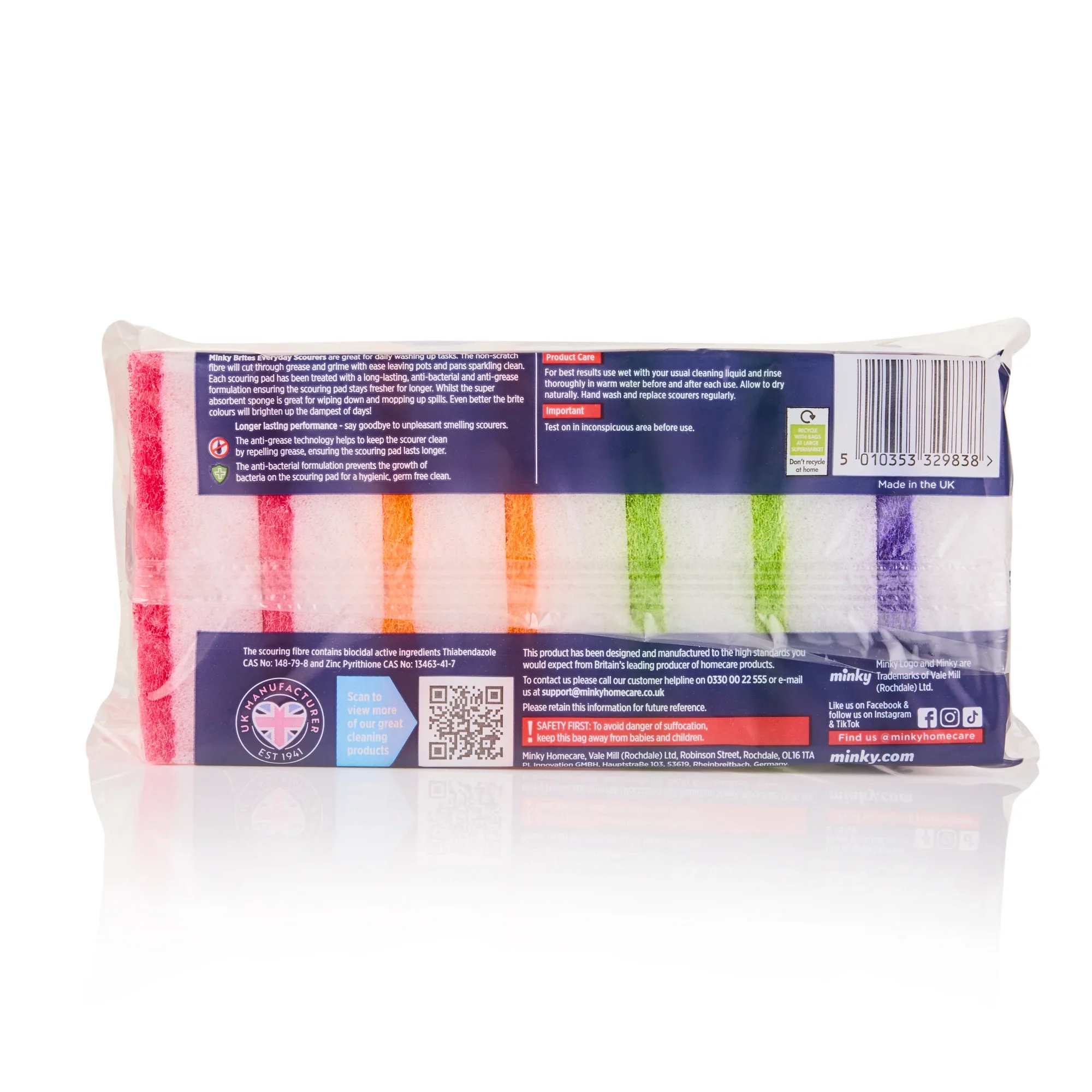 Minky Brites Everyday Scourers 7 Pack - Image 4