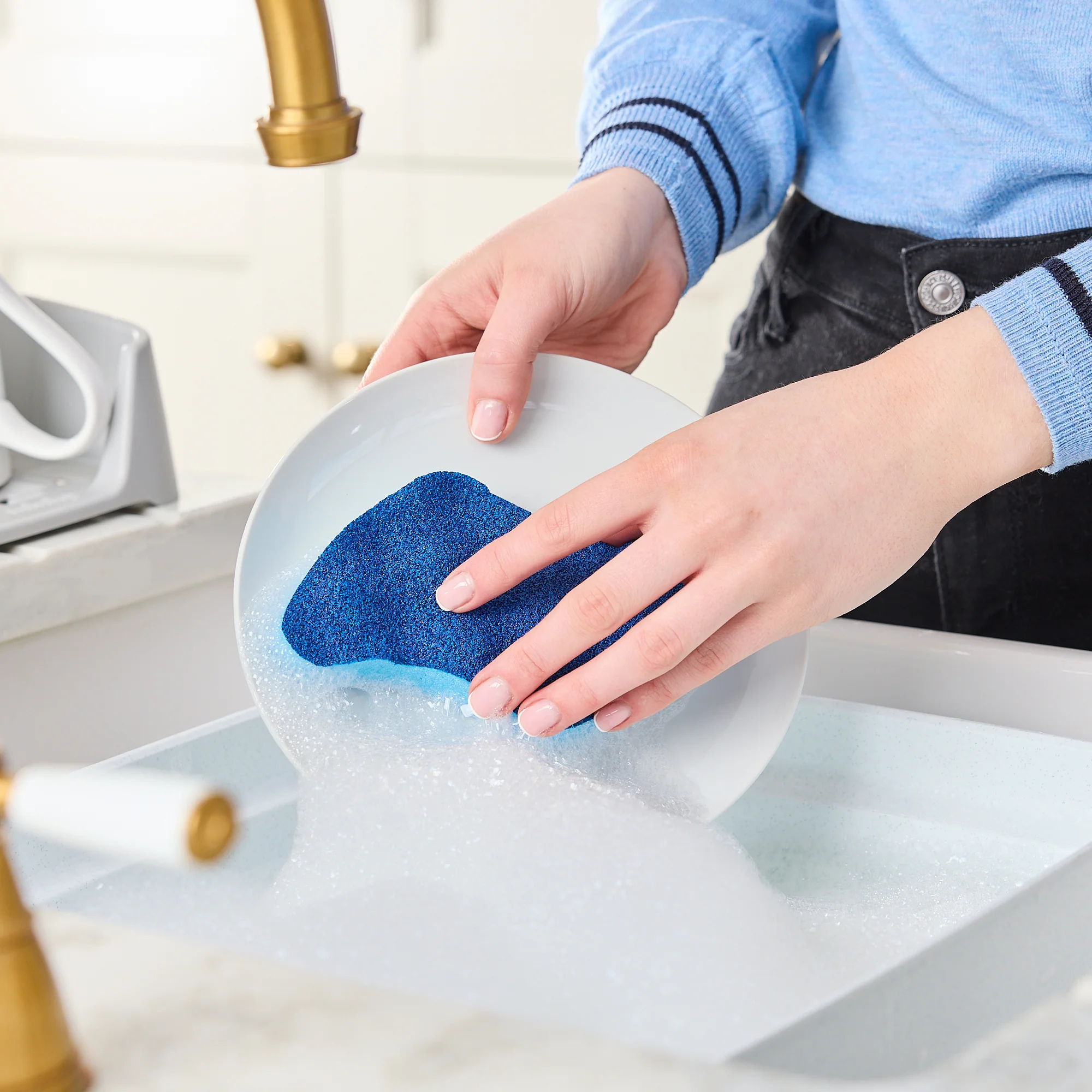 Minky Curve Sponge Scourer - Image 3