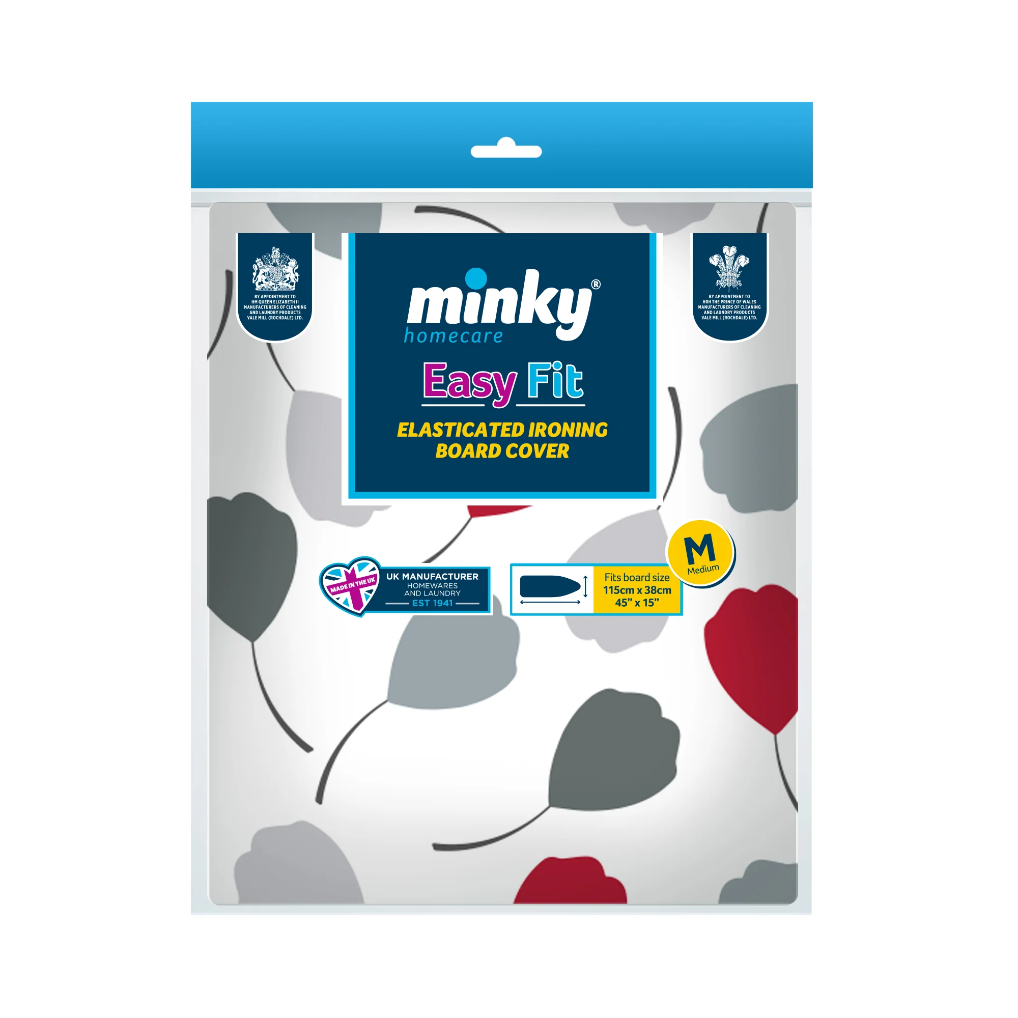 Minky Easy Fit Ironing Board Cover 115 x 38 Cm - Image 3