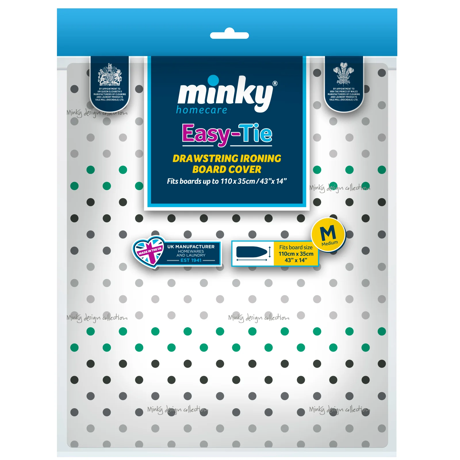 Minky Easy Tie Ironing Board Cover - Various Sizes