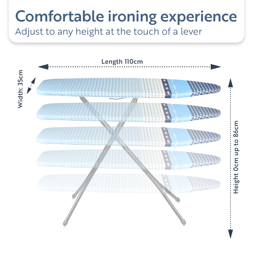 Minky EasyGlide Medium Ironing Board - Image 8