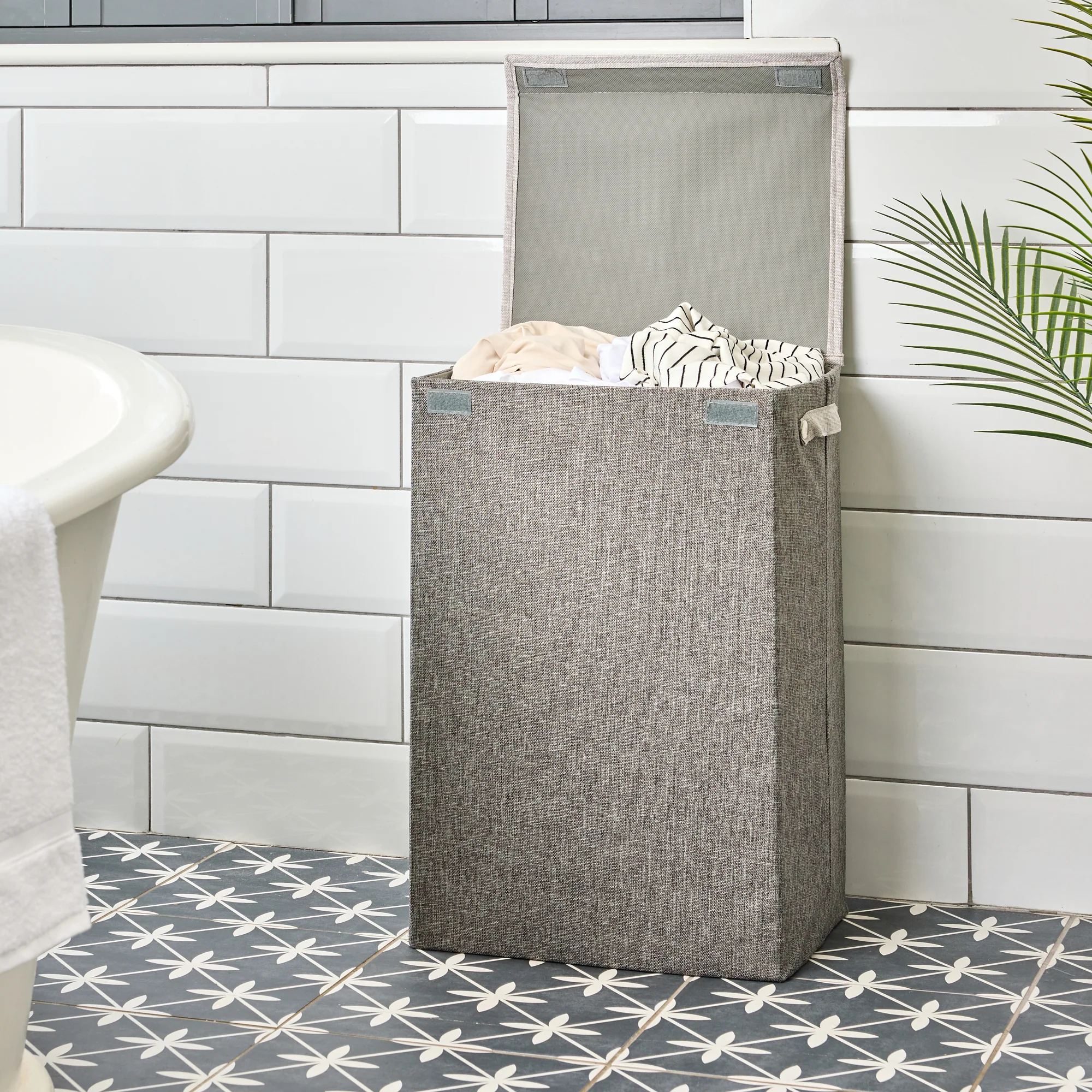 Minky Fabric Laundry Basket - 70L - Image 6