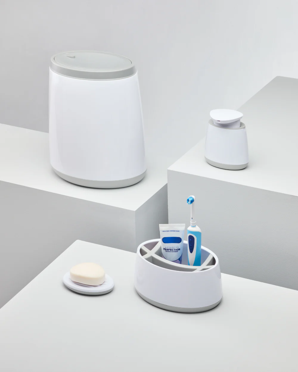 Minky Family Bathroom Bin Bundle with Swing Lid - Image 7