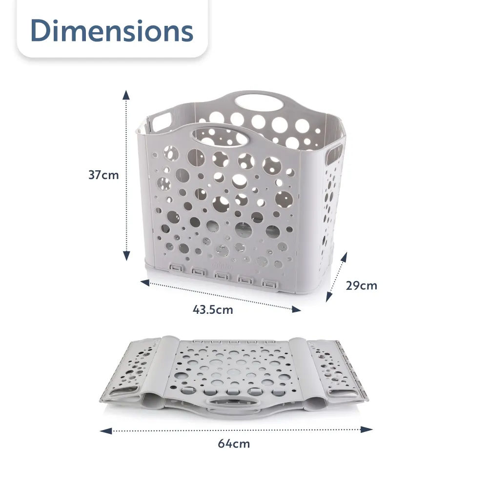 Minky Flat Store Laundry Basket - Image 4