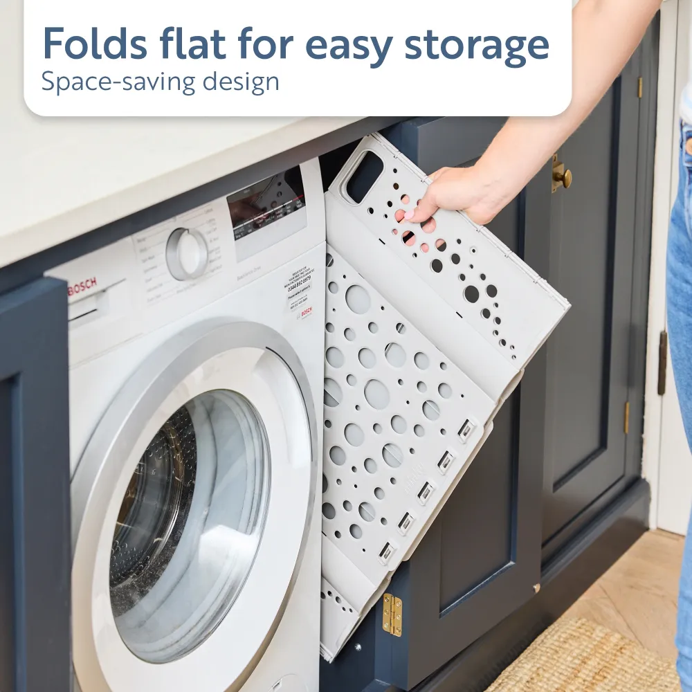 Minky Flat Store Laundry Basket - Image 5