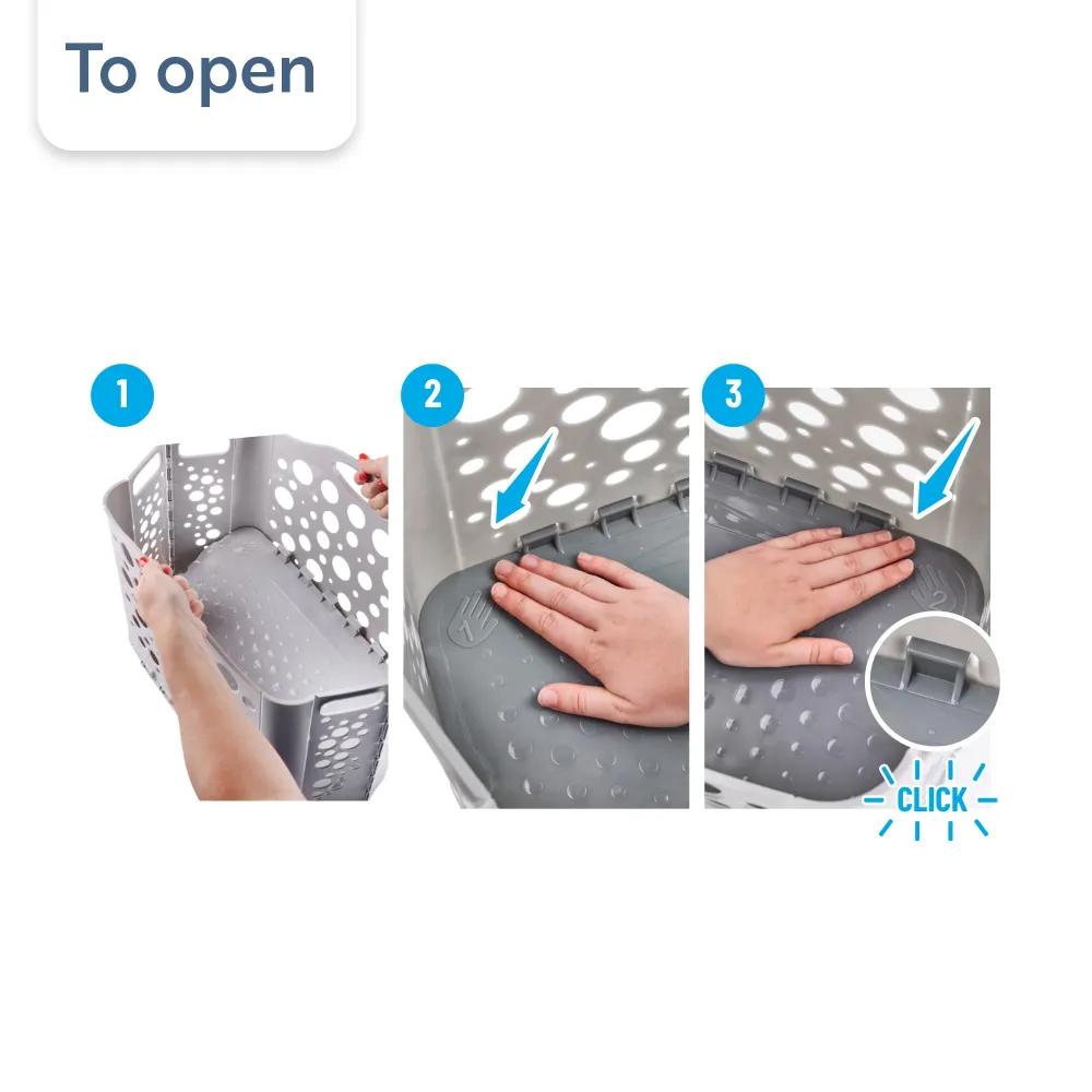 Minky Flat Store Laundry Basket - Image 6