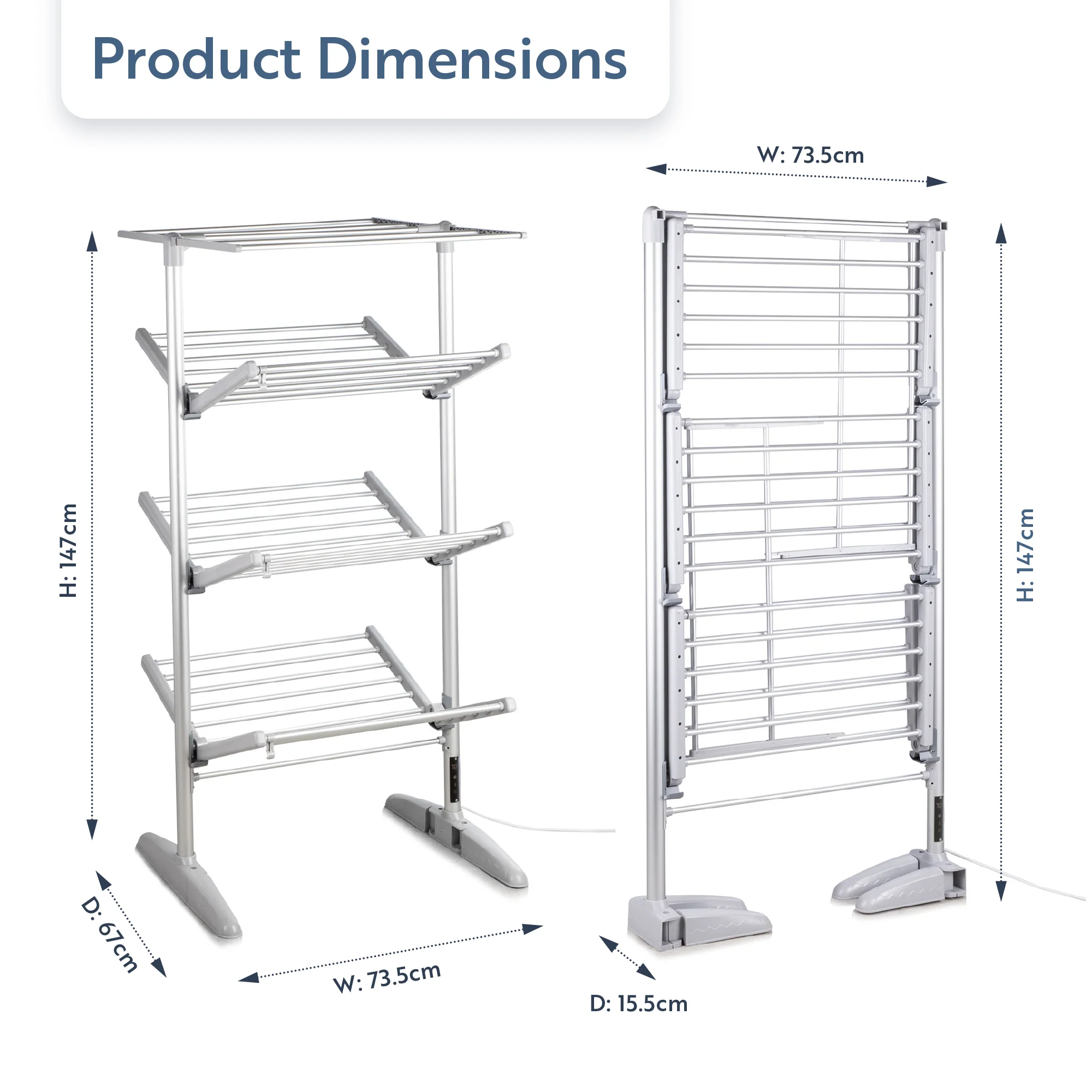 Minky Heated Clothes Airer - sureDRI® 4 Tier Airer, Cover Included - Image 10