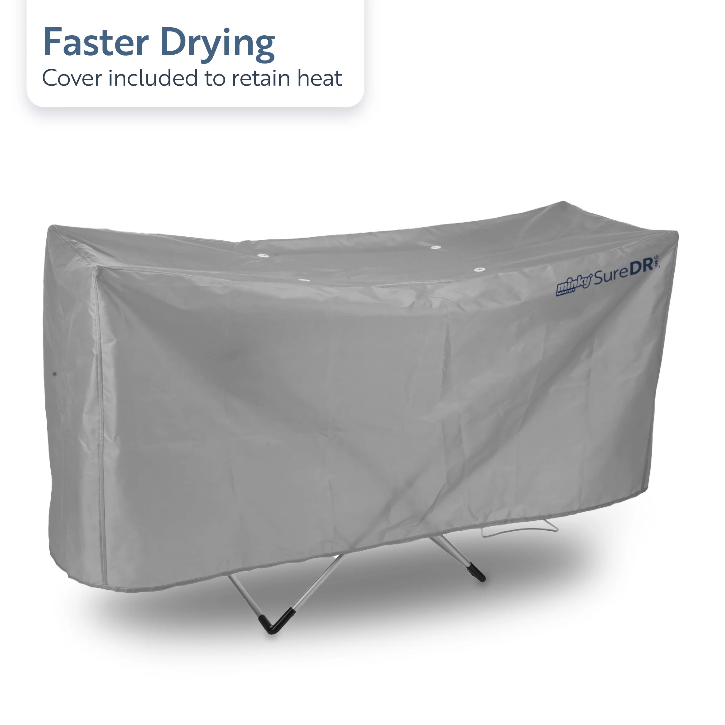 Minky Heated Clothes Airer - sureDRI®XL Winged Airer, Cover Included - Image 7