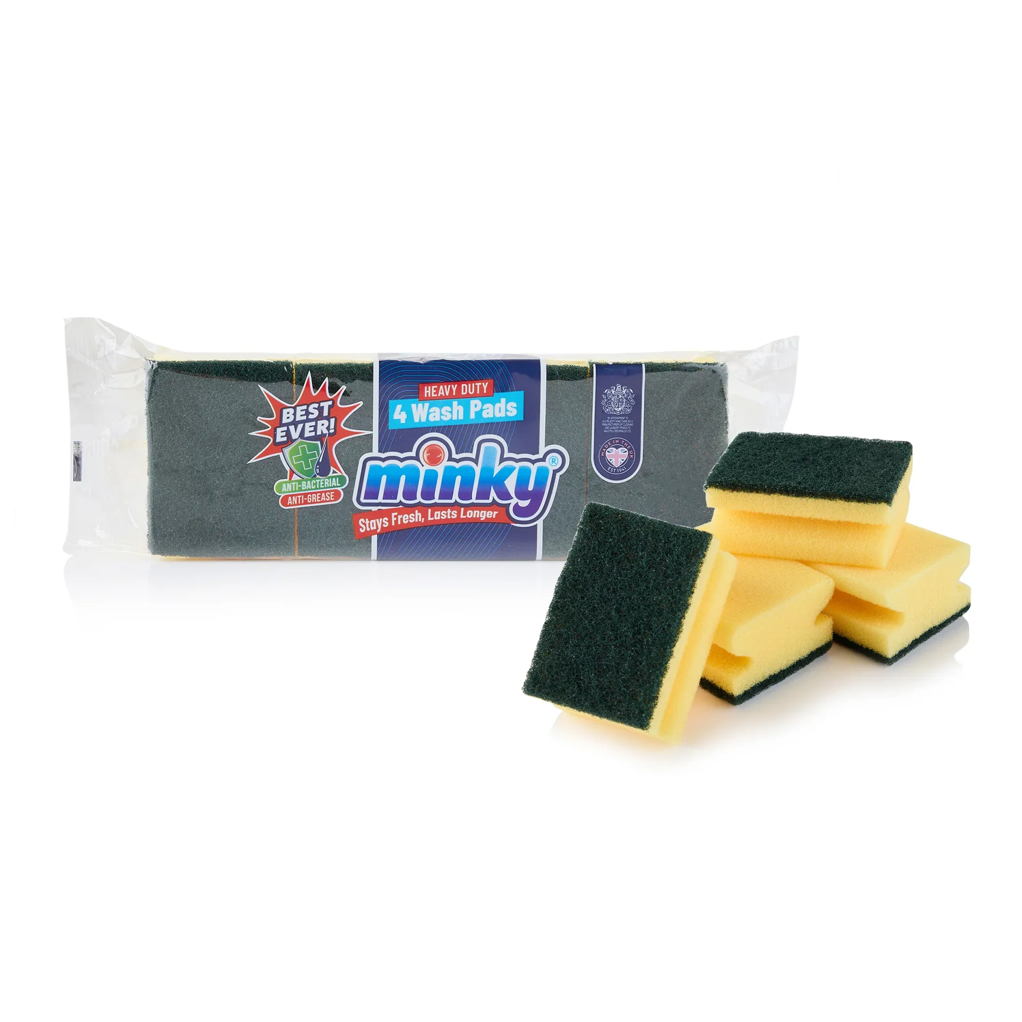 Minky Heavy Duty Wash Pads 4 Pack - Image 2