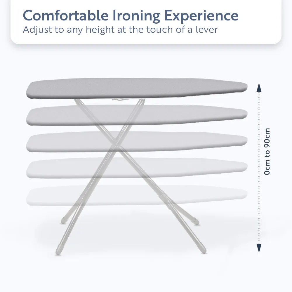 Minky Heritage Ironing Board - 130 x 47cm, Ironing Board Cover Included - Image 10