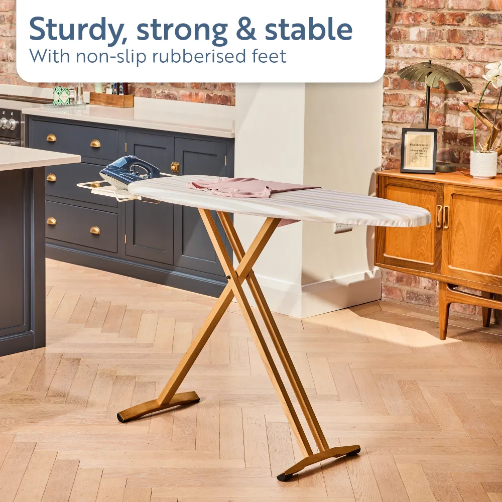 Minky Heritage Ironing Board - 130 x 47cm, Ironing Board Cover Included - Image 6