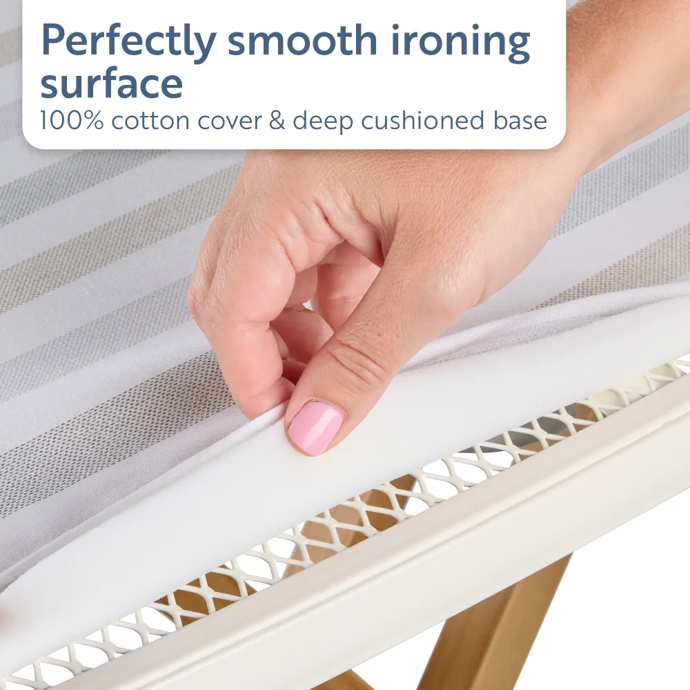 Minky Heritage Ironing Board - 130 x 47cm, Ironing Board Cover Included - Image 8