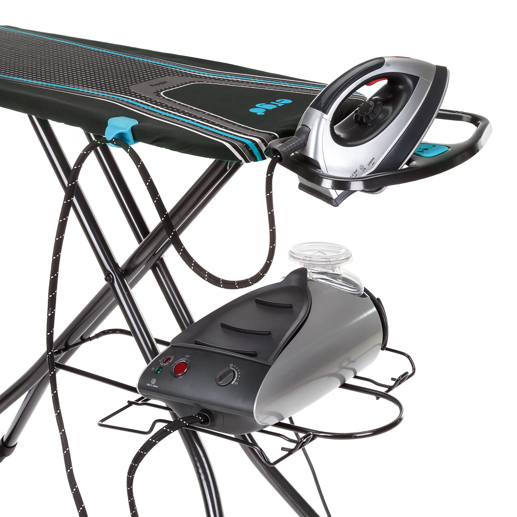 Minky Ironing Board - Ergo® Plus 122 x 38cm, Ironing Board Cover Included, Blue - Image 3