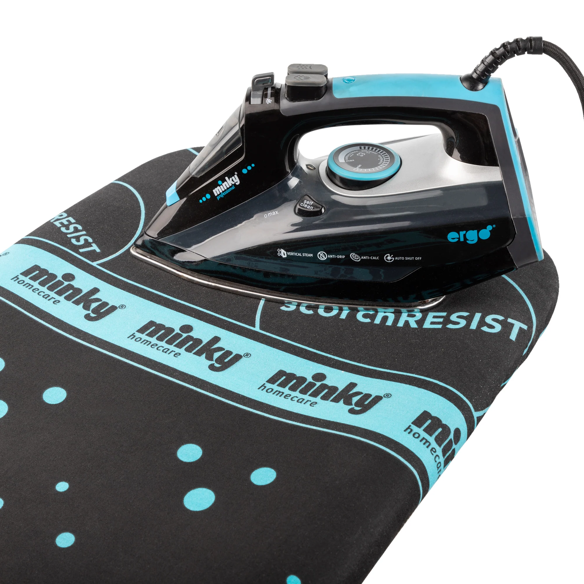 Minky Ironing Board - Hotspot 122 x 38cm, Ironing Board Cover Included - Image 4