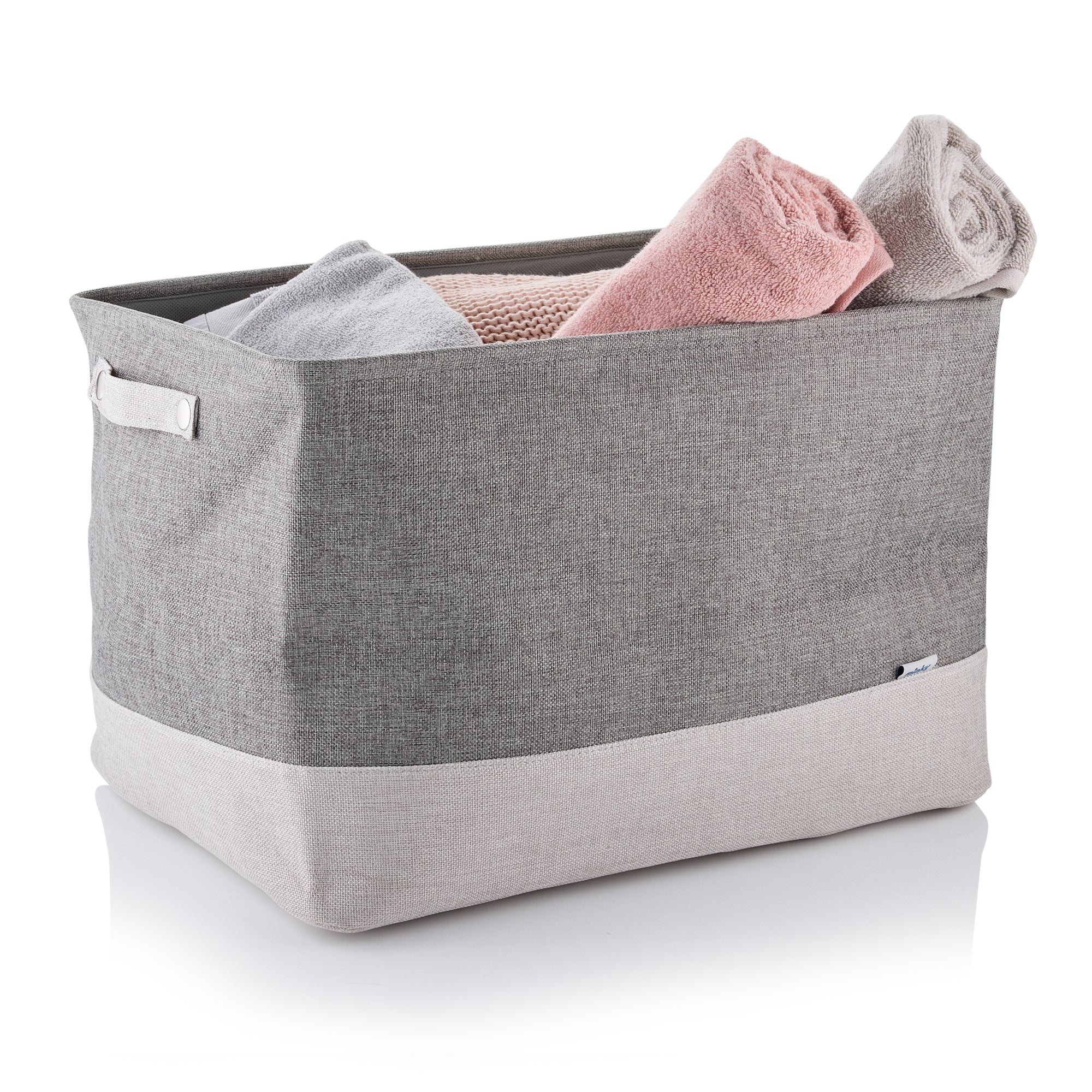 Minky Large Fabric Laundry Basket - 73L - Image 3