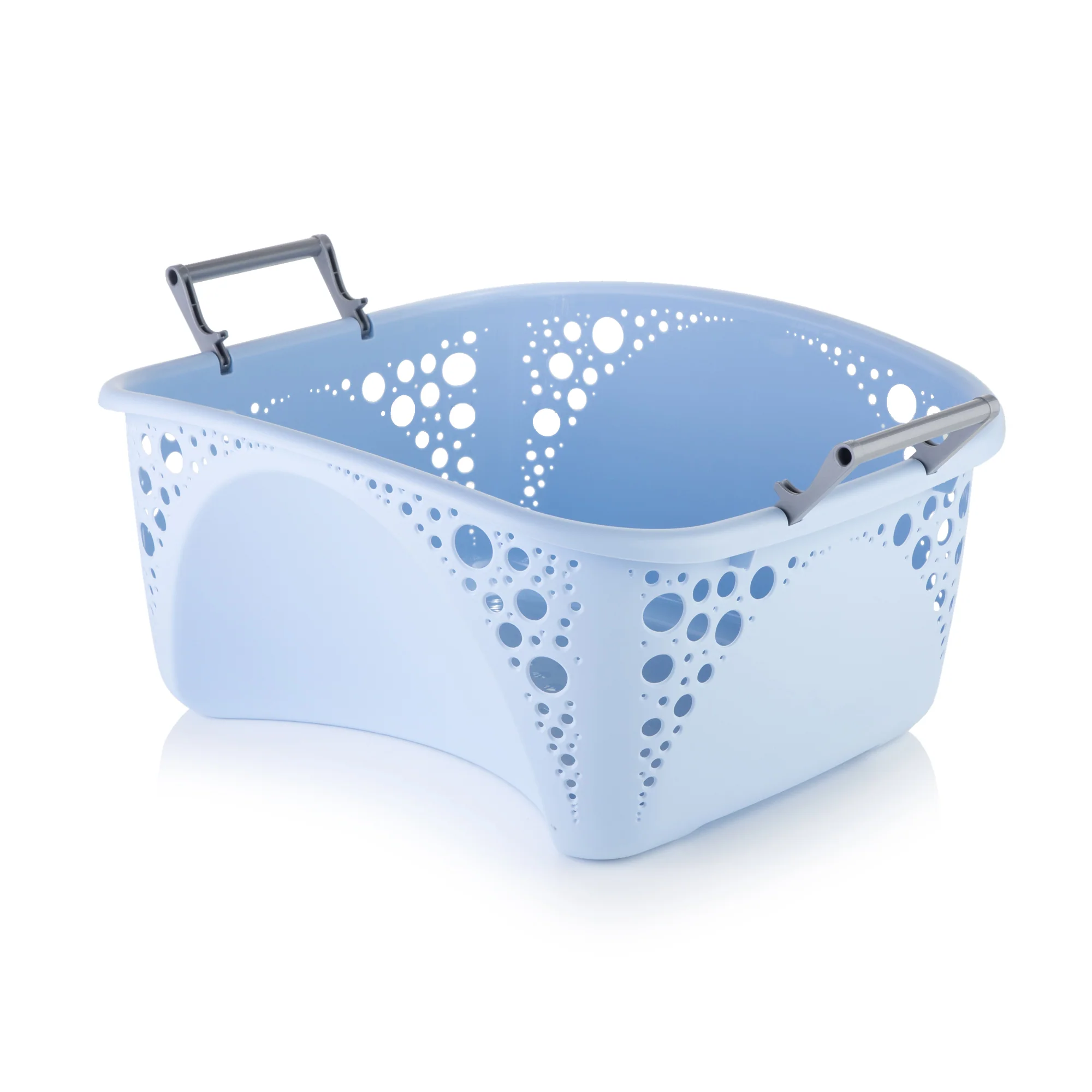 Minky Laundry Basket - 40L Washing Basket with Folding Handles - Image 13