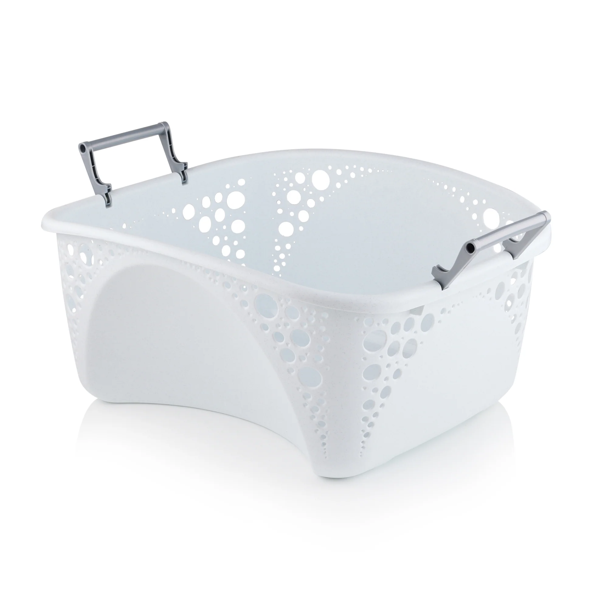 Minky Laundry Basket - 40L Washing Basket with Folding Handles - Image 15