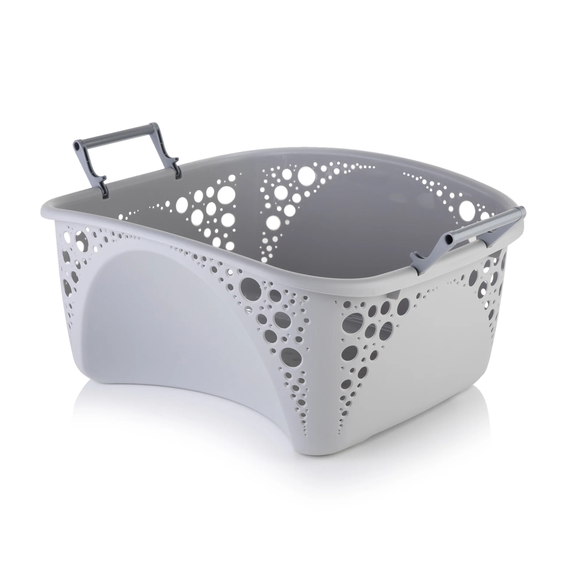 Minky Laundry Basket - 40L Washing Basket with Folding Handles - Image 8