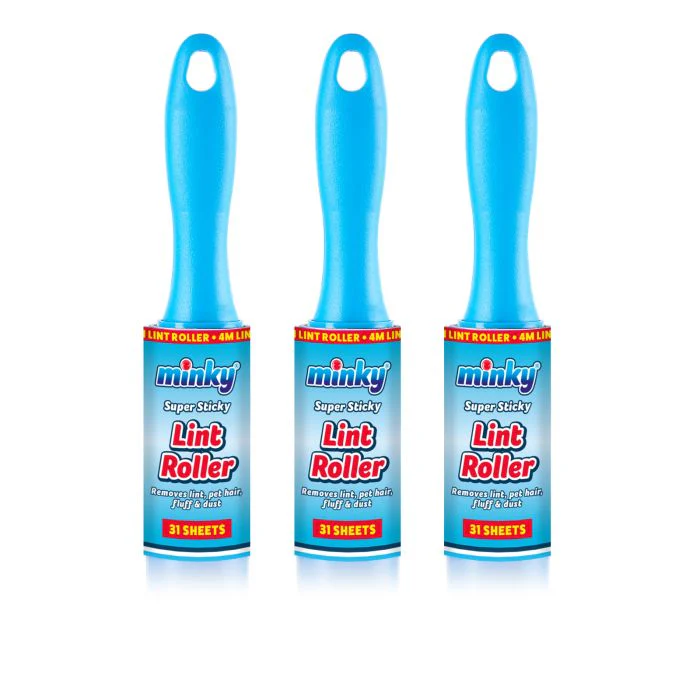 Minky Lint Roller 3 Pack