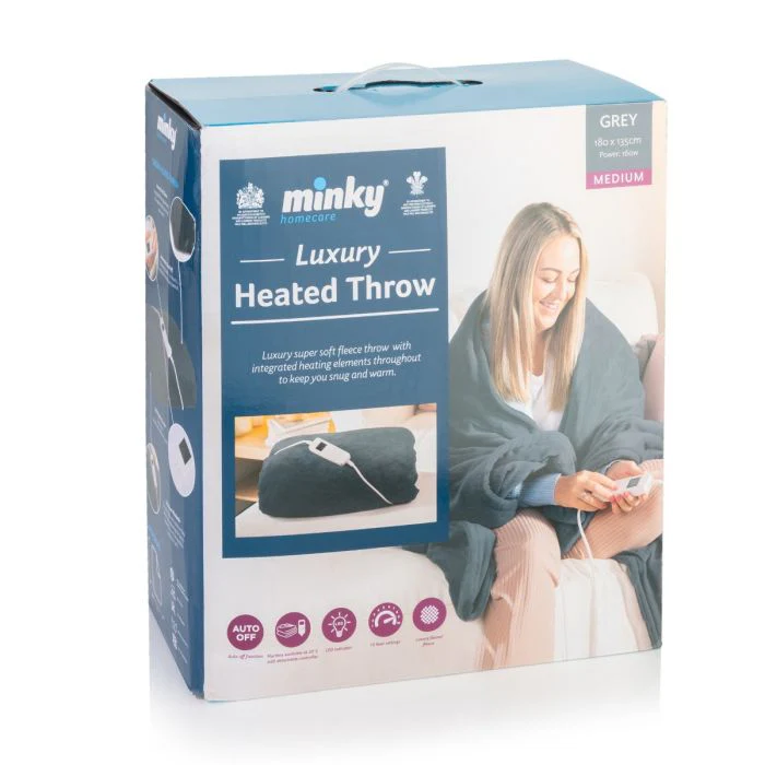 Minky Luxury Heated Throw - Medium - Image 3