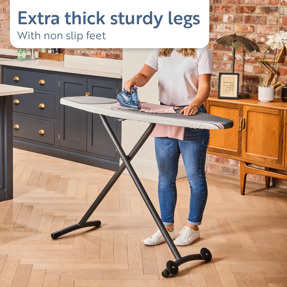 Minky MaxiPro Ironing Board, 135 x 46cm, Ironing Board Cover Included - Image 7