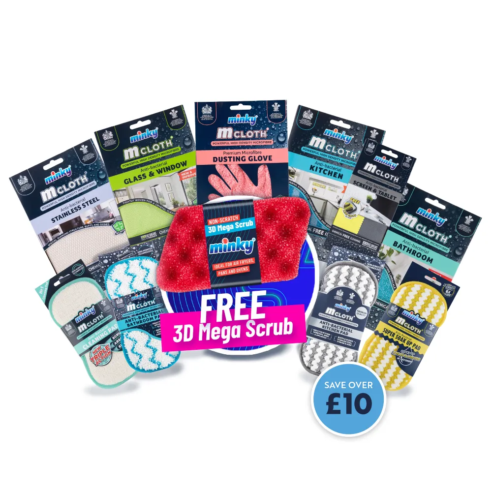 Minky Mcloth® Favourites Cleaning Bundle - with 3D Mega Scrub - Image 13