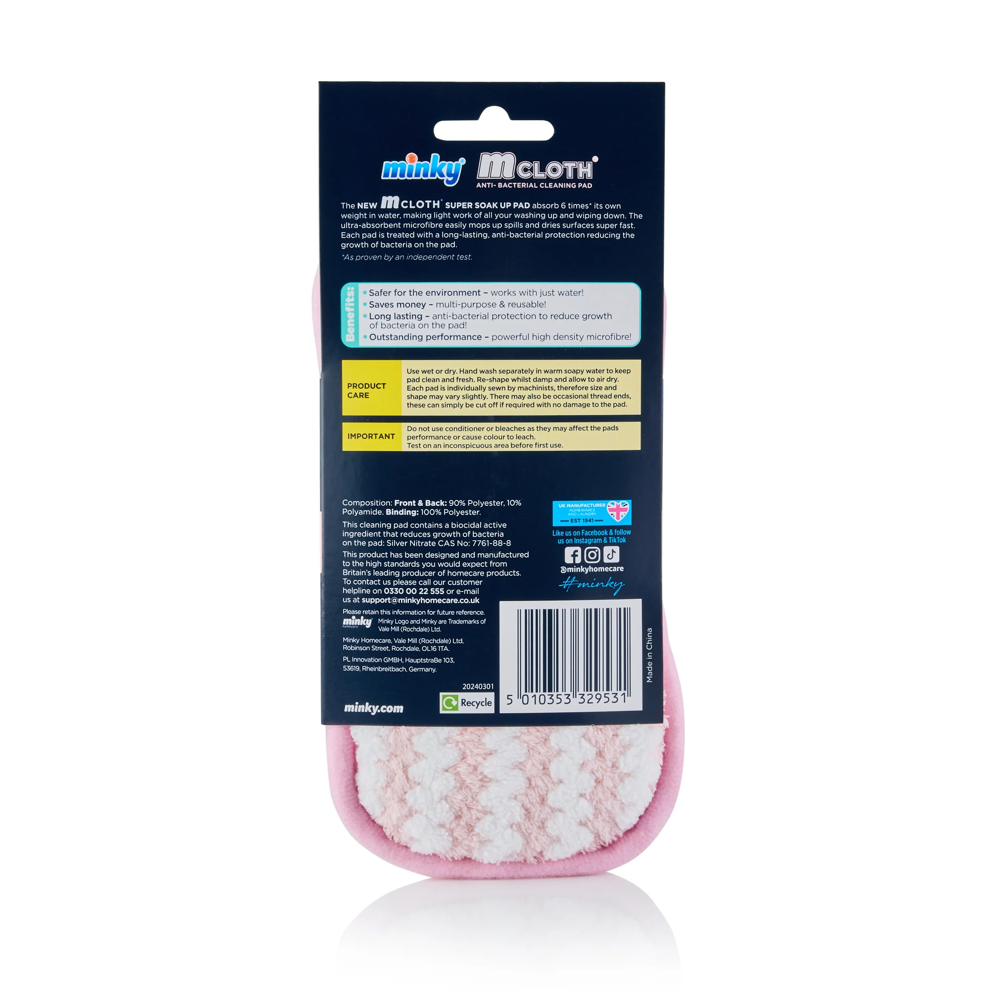 Minky Mcloth® Super Soak Up Pad - Image 6