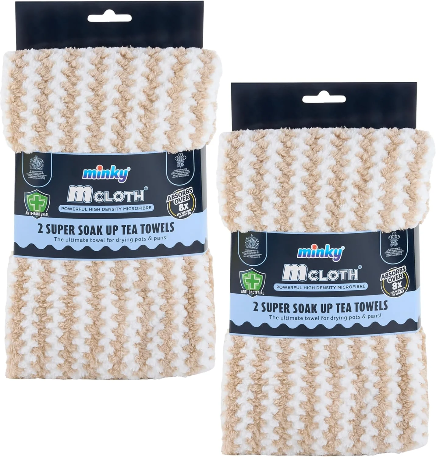 Minky Mcloth® Super Soak Up Tea Towels 2 Pack - Image 11