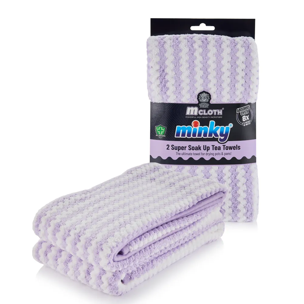 Minky Mcloth® Super Soak Up Tea Towels 2 Pack - Image 13