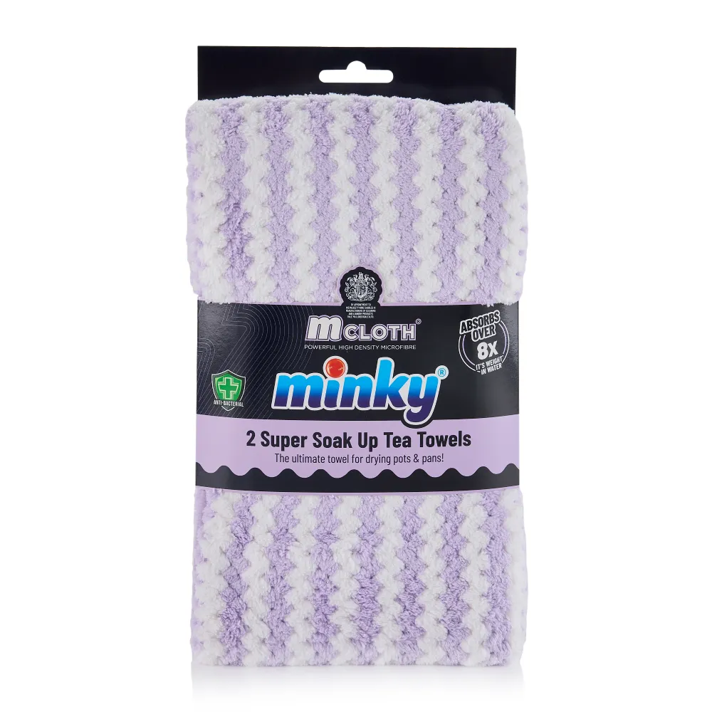 Minky Mcloth® Super Soak Up Tea Towels 2 Pack - Image 14