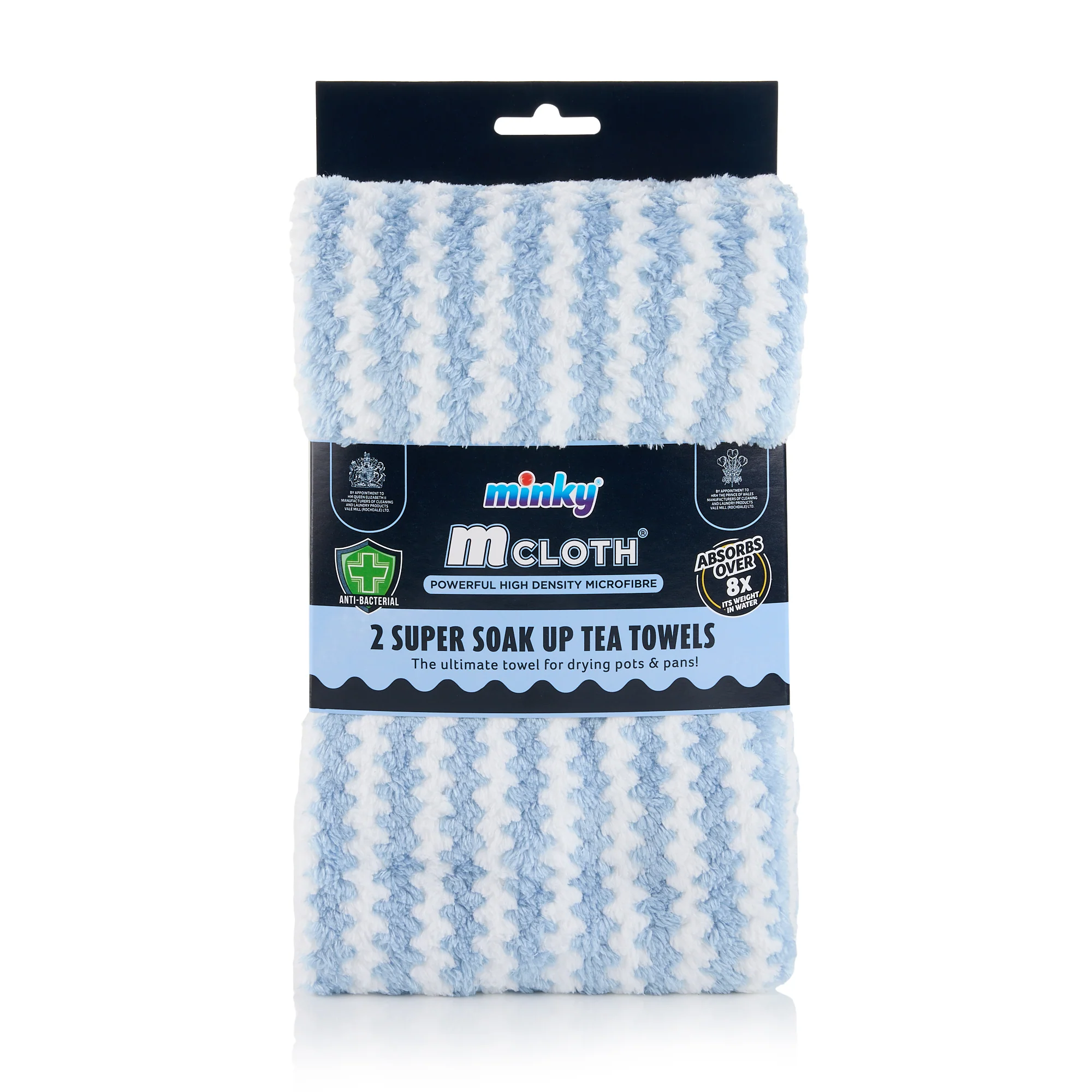 Minky Mcloth® Super Soak Up Tea Towels 2 Pack - Image 6