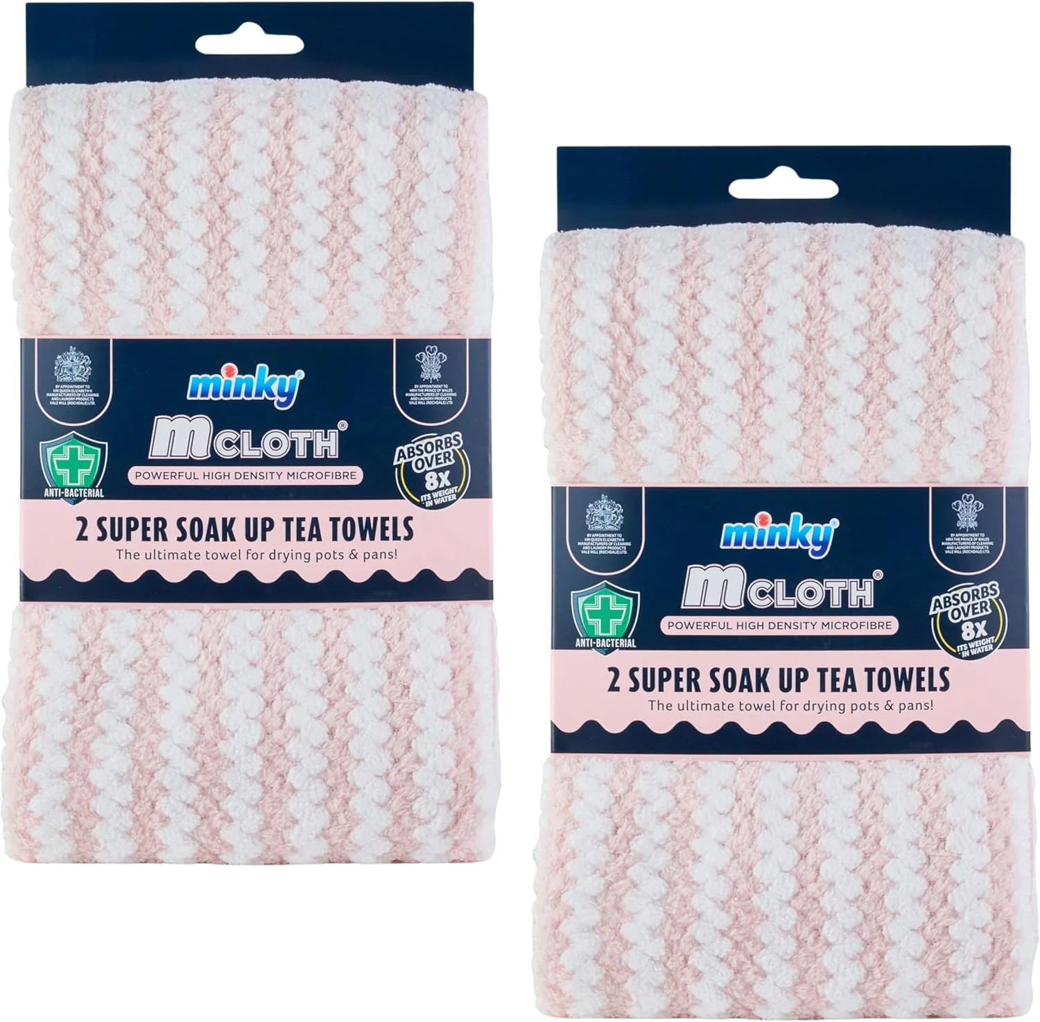 Minky Mcloth® Super Soak Up Tea Towels 2 Pack - Image 9