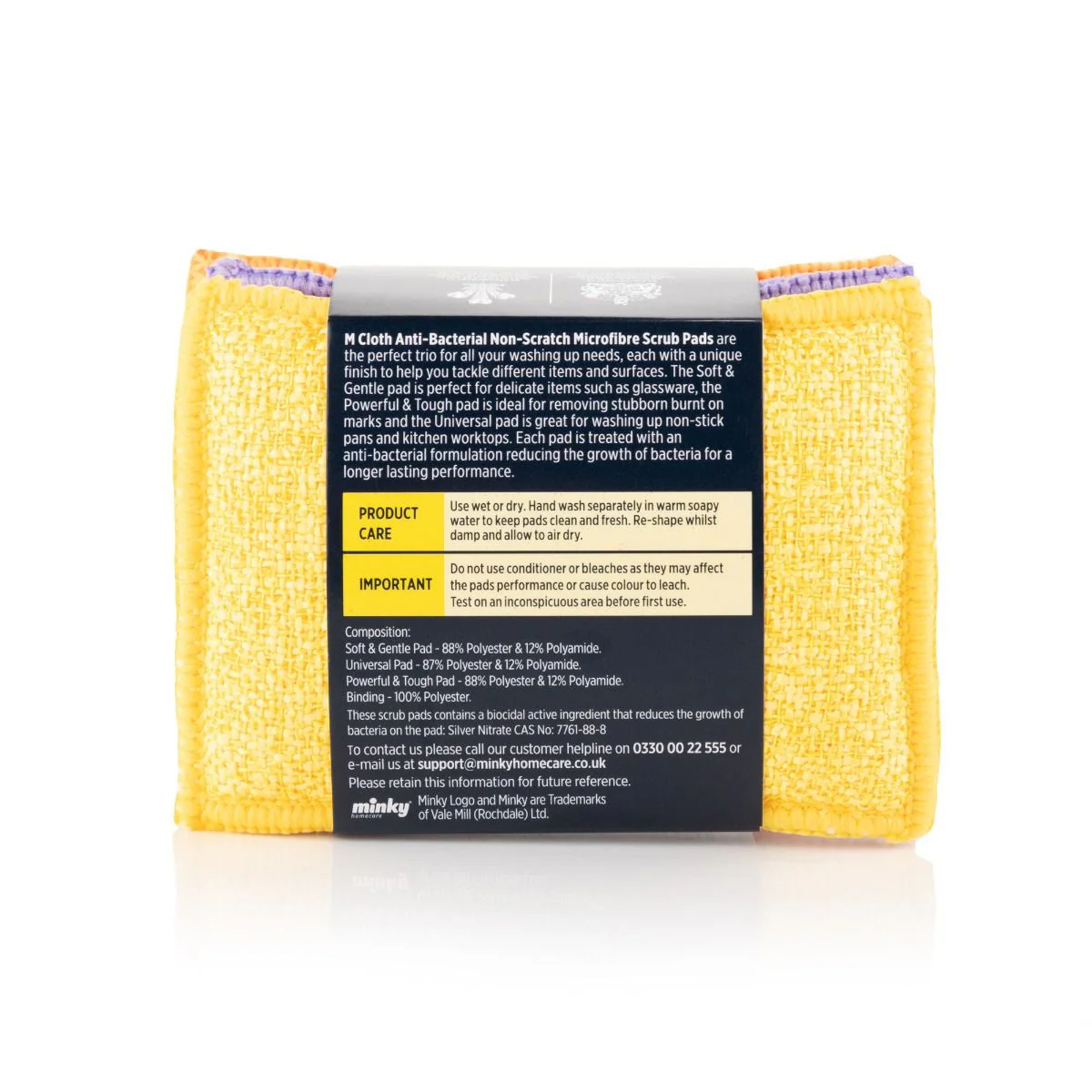 Minky Mcloth® Non-Scratch Scrub Pads Pack of 3 - Image 5