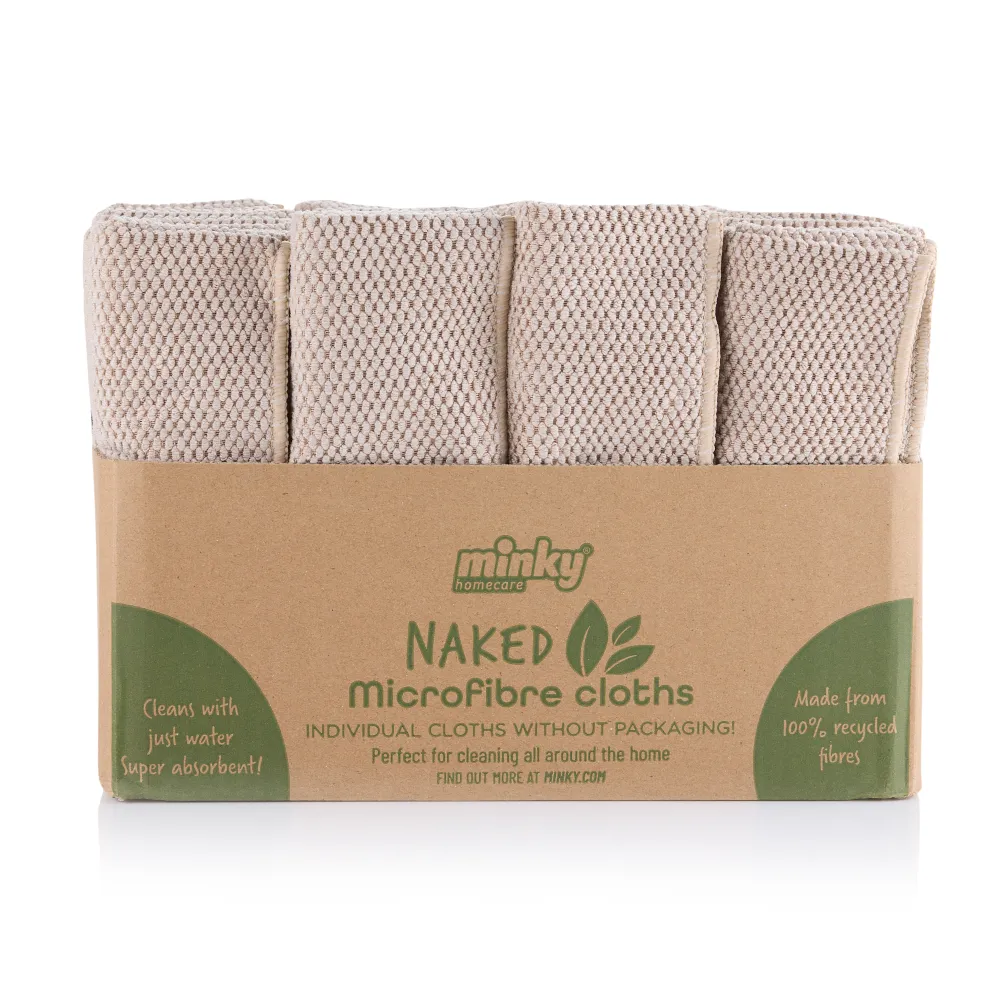 Minky Naked Microfibre Cloths | 62 Pack - Image 2