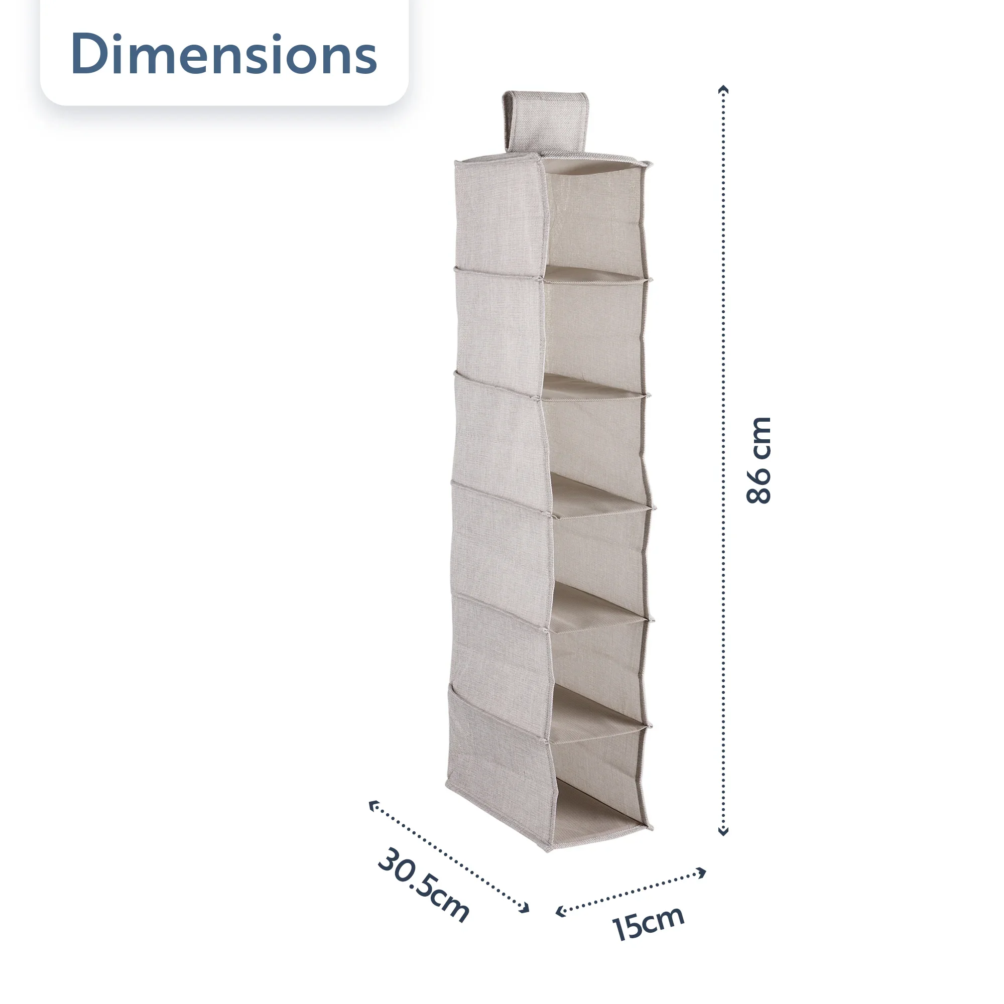 Minky Narrow Hanging Organiser - Image 5