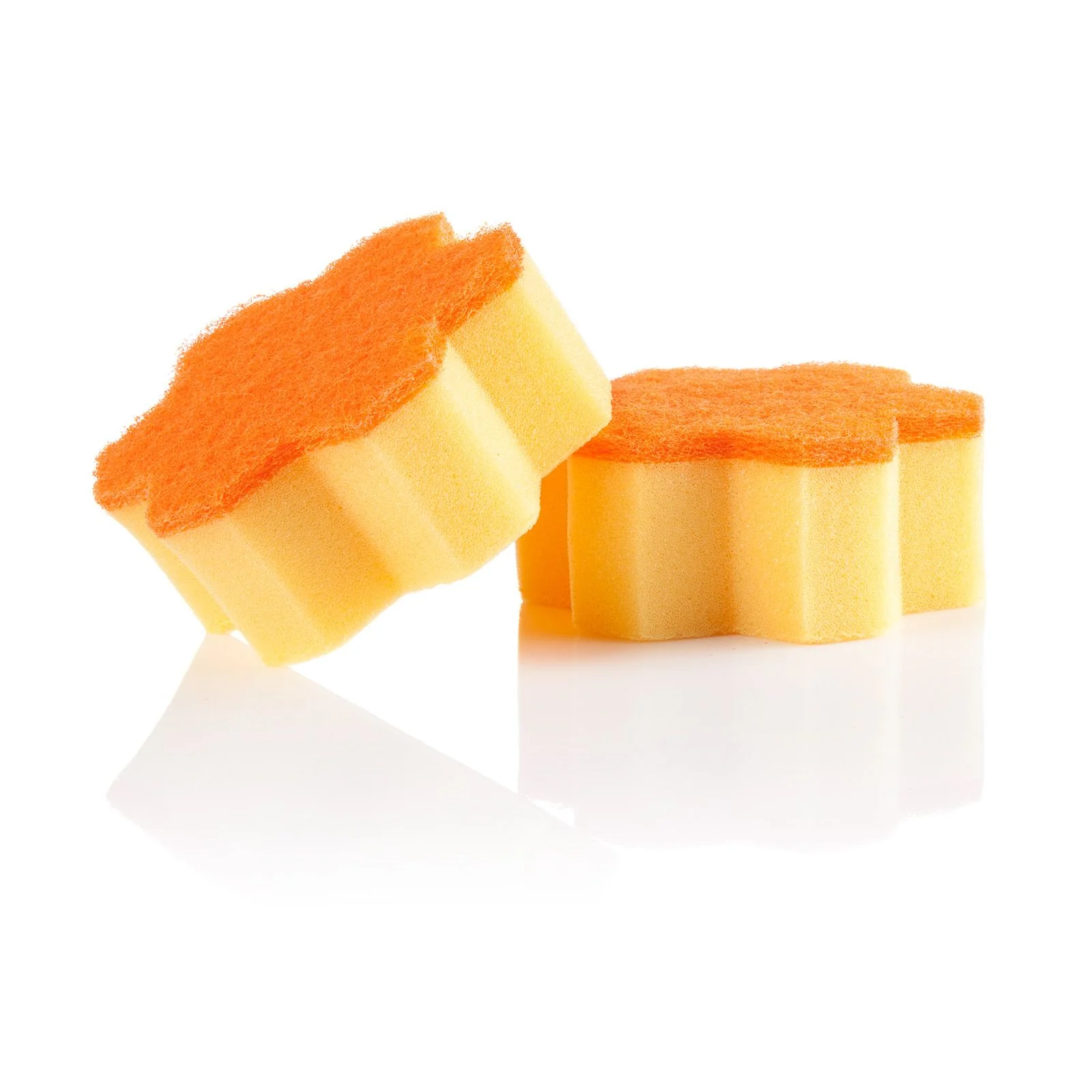 Minky Non-Scratch Flower Scourers 2 Pack - Image 3