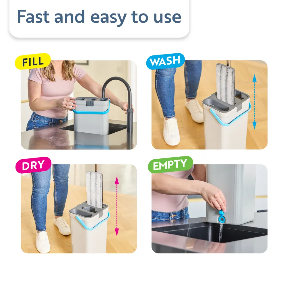 Minky Opti-Clean Flat Mop - Image 3