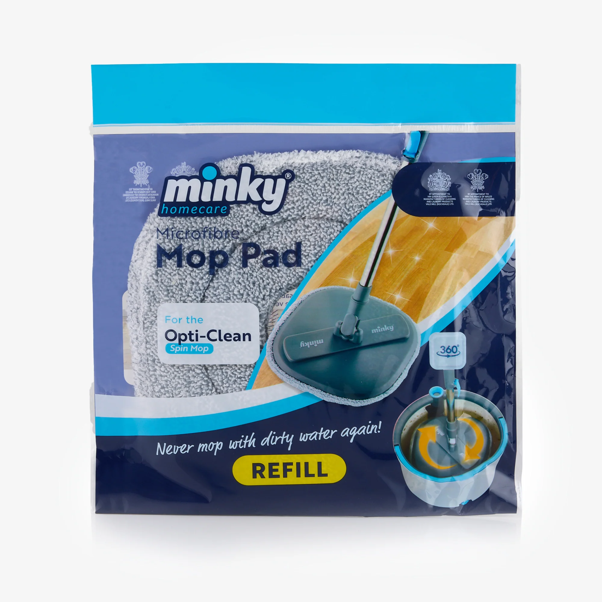 Minky Opti Clean Spin Mop with Replacement Head - Image 10