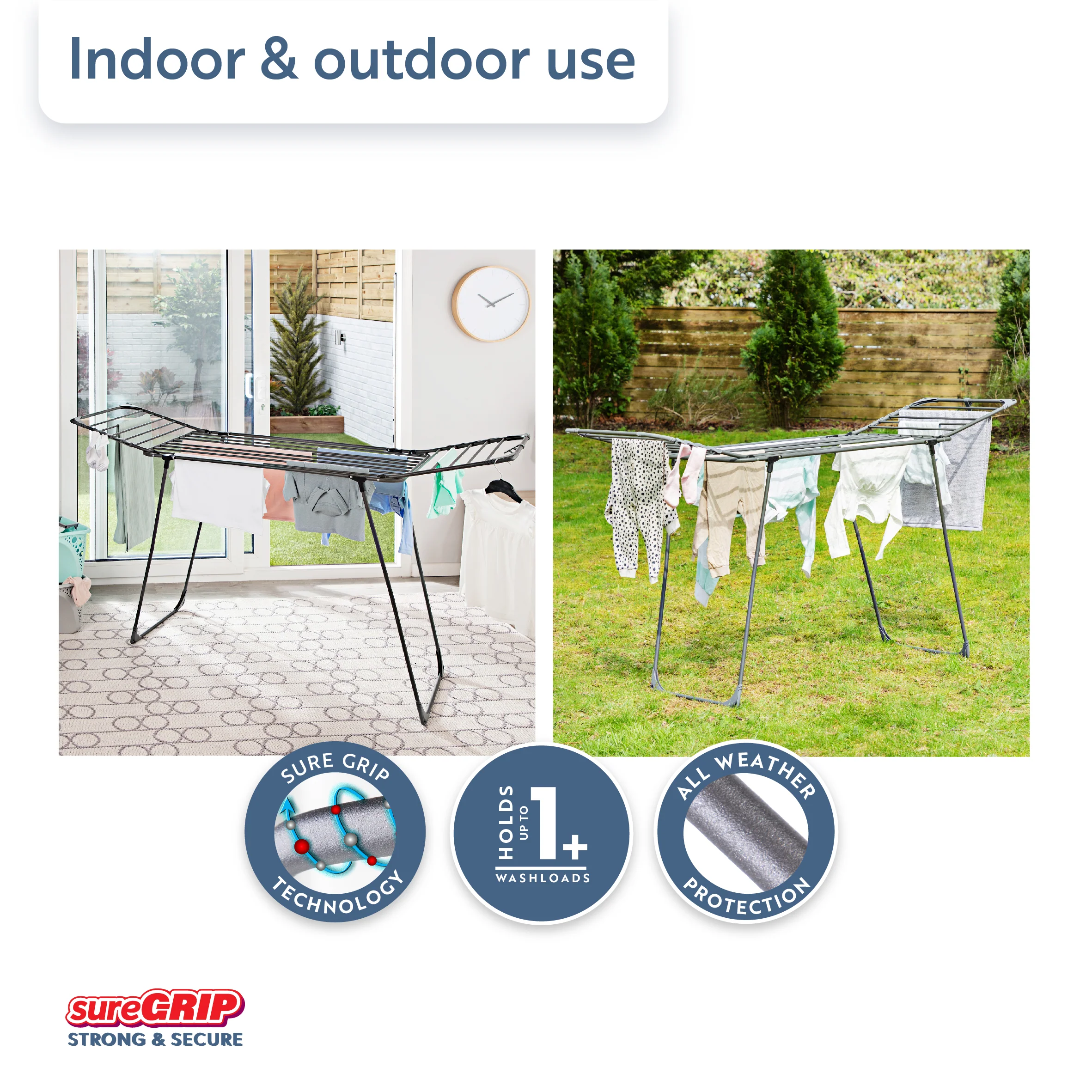 Minky Premium sureGRIP® 18m Balcony Airer - Image 4