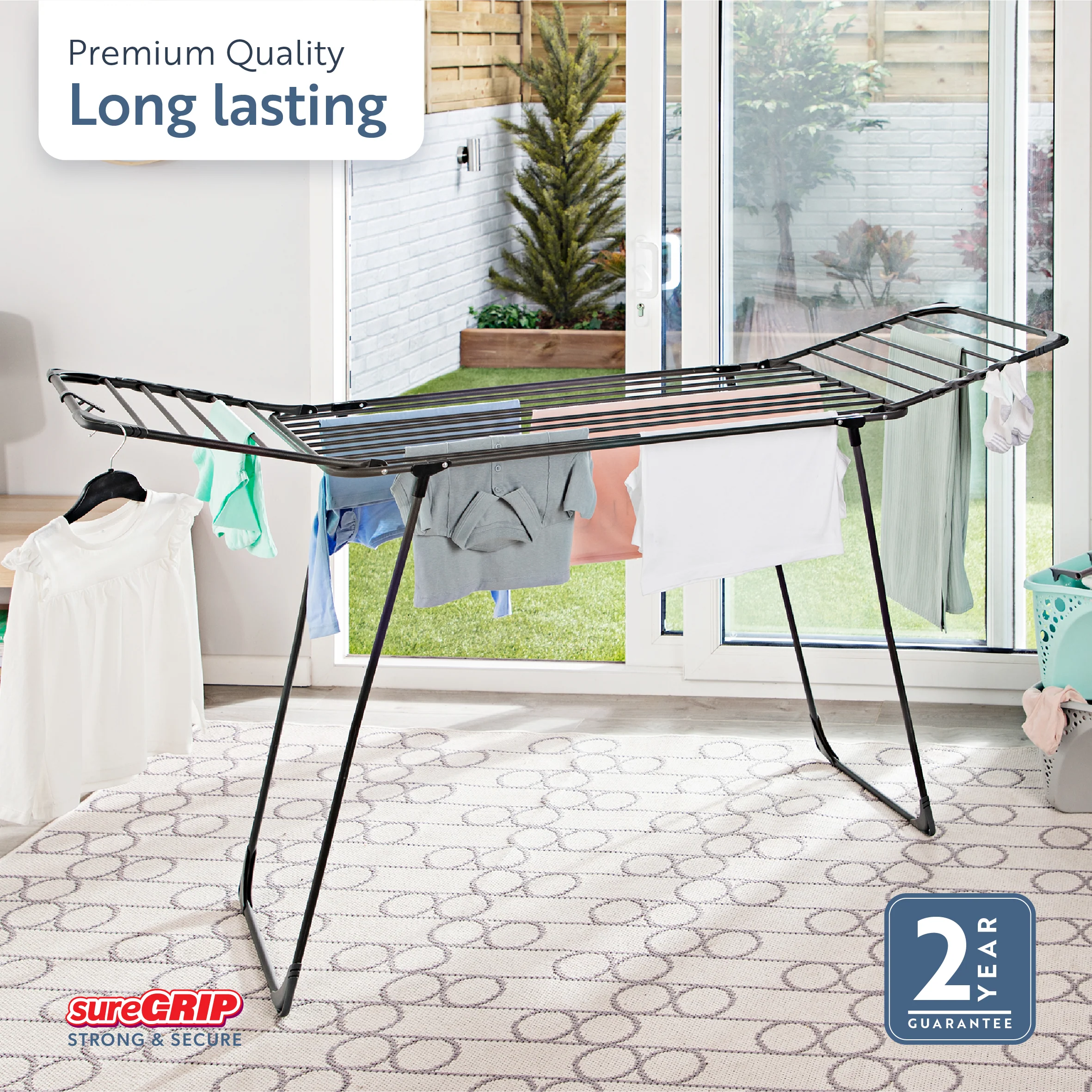 Minky Premium sureGRIP® 18m Balcony Airer - Image 9