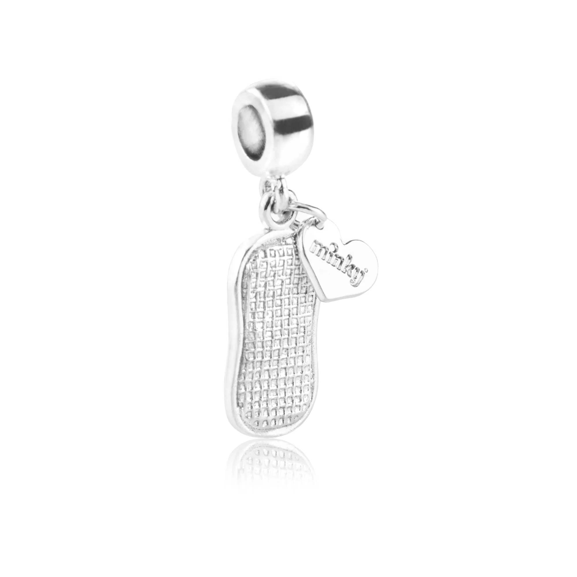 Minky Silver Charm - Dangle Bead