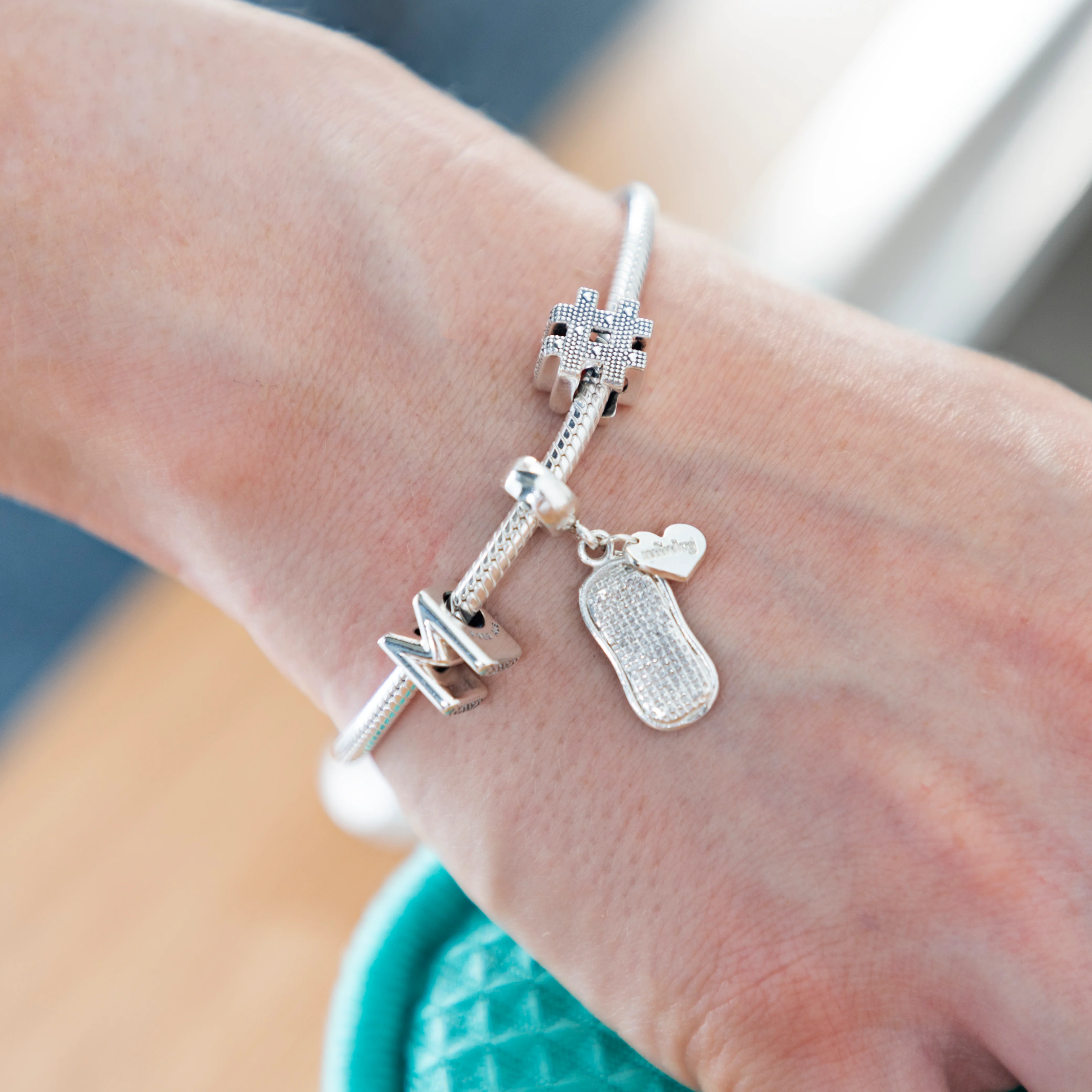 Minky Silver Charm - Dangle Bead - Image 4