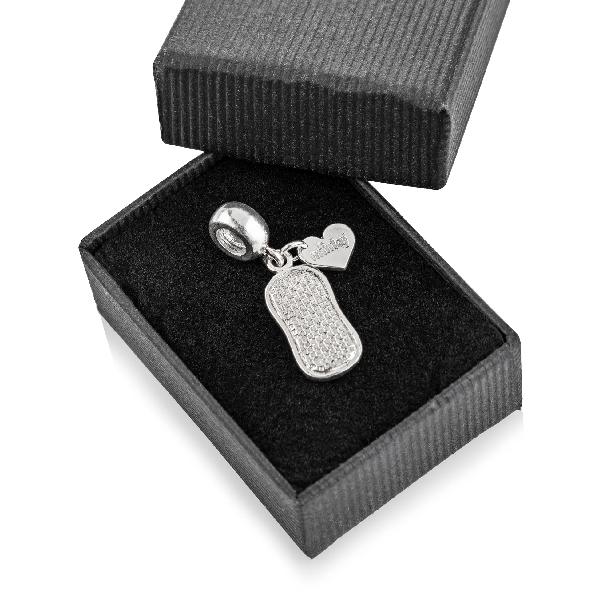 Minky Silver Charm - Dangle Bead - Image 5