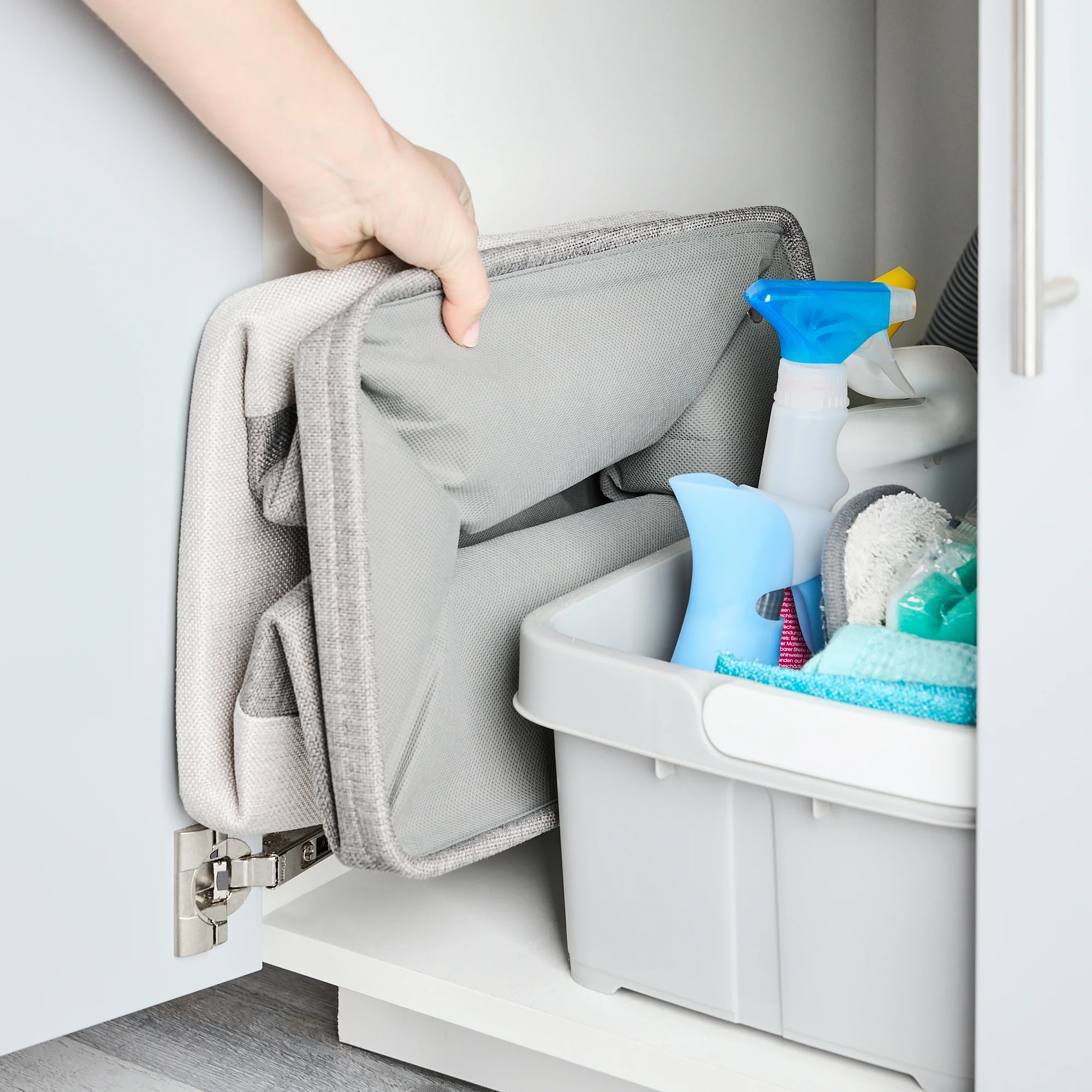 Minky Small Fabric Laundry Basket - 27L - Image 3